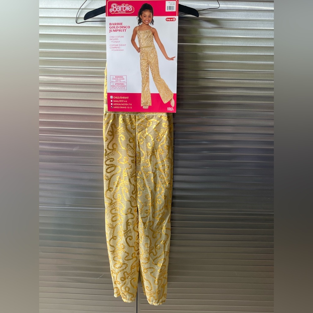 Barbie Gold Disco Jumpsuit